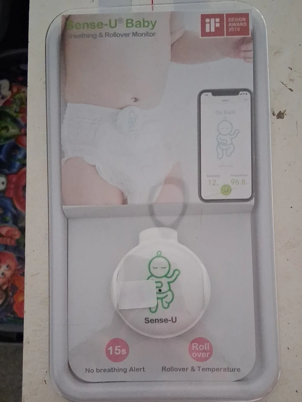 Baby Never Opened Breathing & Rollover Monitor for Kids